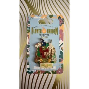 Disney Parks Disney 2016 EPCOT Flower & Garden Sorcerer Mickey Topiary Pin